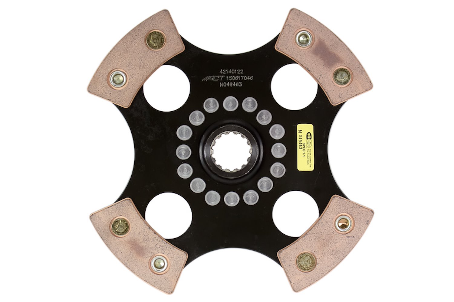 4-Pad Rigid Race Disc Transmission Clutch Friction Plate Fits Select Mini
