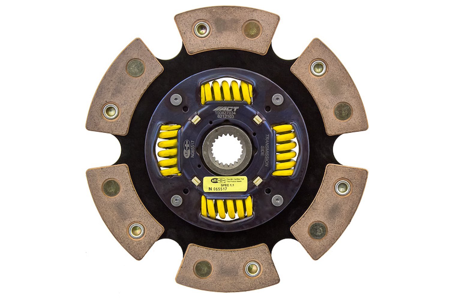 6-Pad Sprung Race Disc Transmission Clutch Friction Plate