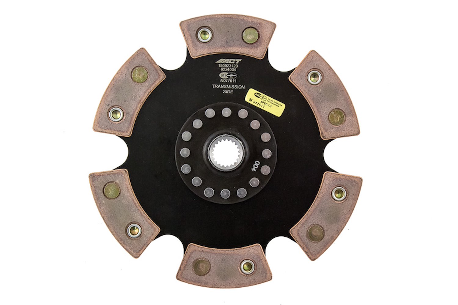 6-Pad Rigid Race Disc Transmission Clutch Friction Plate Fits Select Chrysler/Dodge/Eagle/Mitsubishi/Plymouth