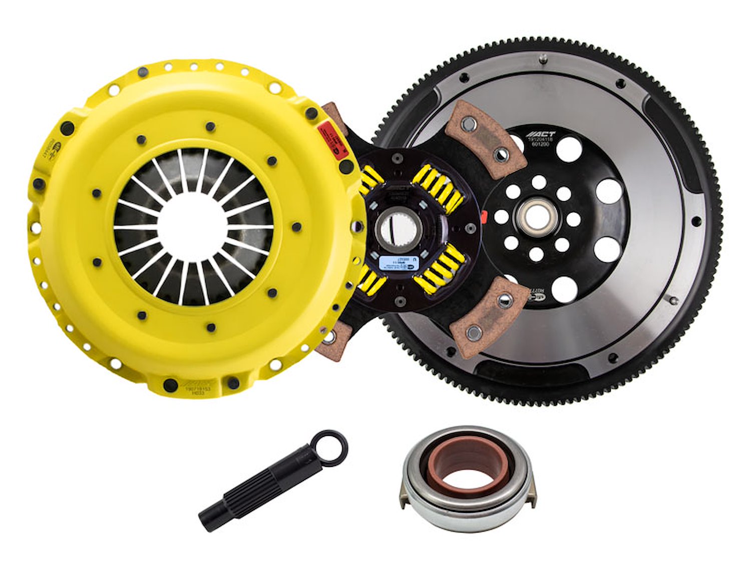 HD/Race Sprung 4-Pad Transmission Clutch Kit Fits Select Acura/Honda