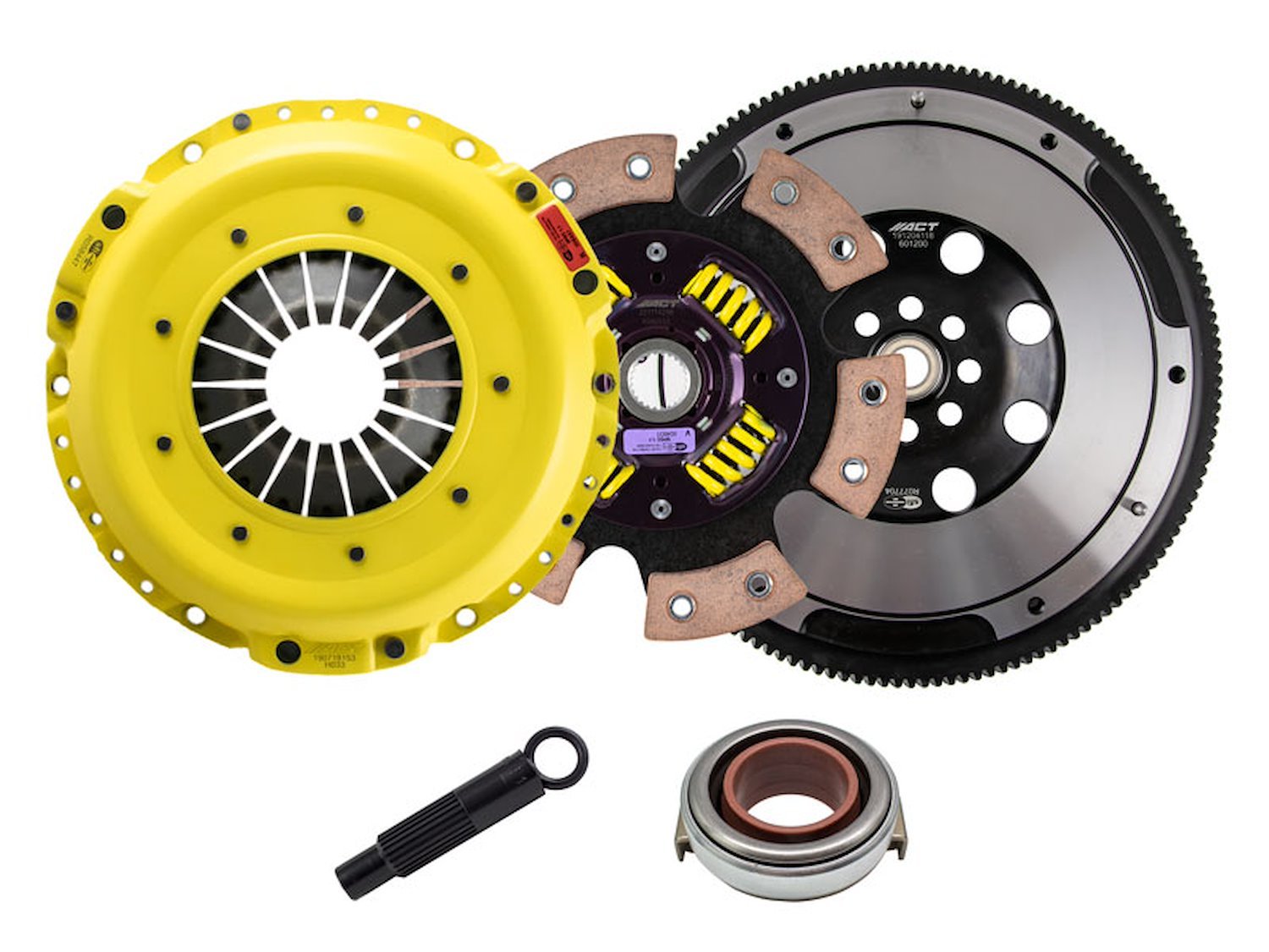 HD/Race Sprung 6-Pad Transmission Clutch Kit Fits Select Acura/Honda