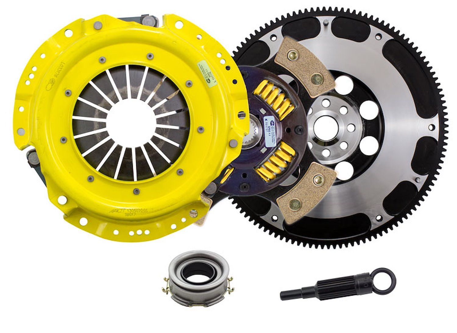 HD/Race Sprung 4-Pad Transmission Clutch Kit Fits Select Multiple Makes/Models