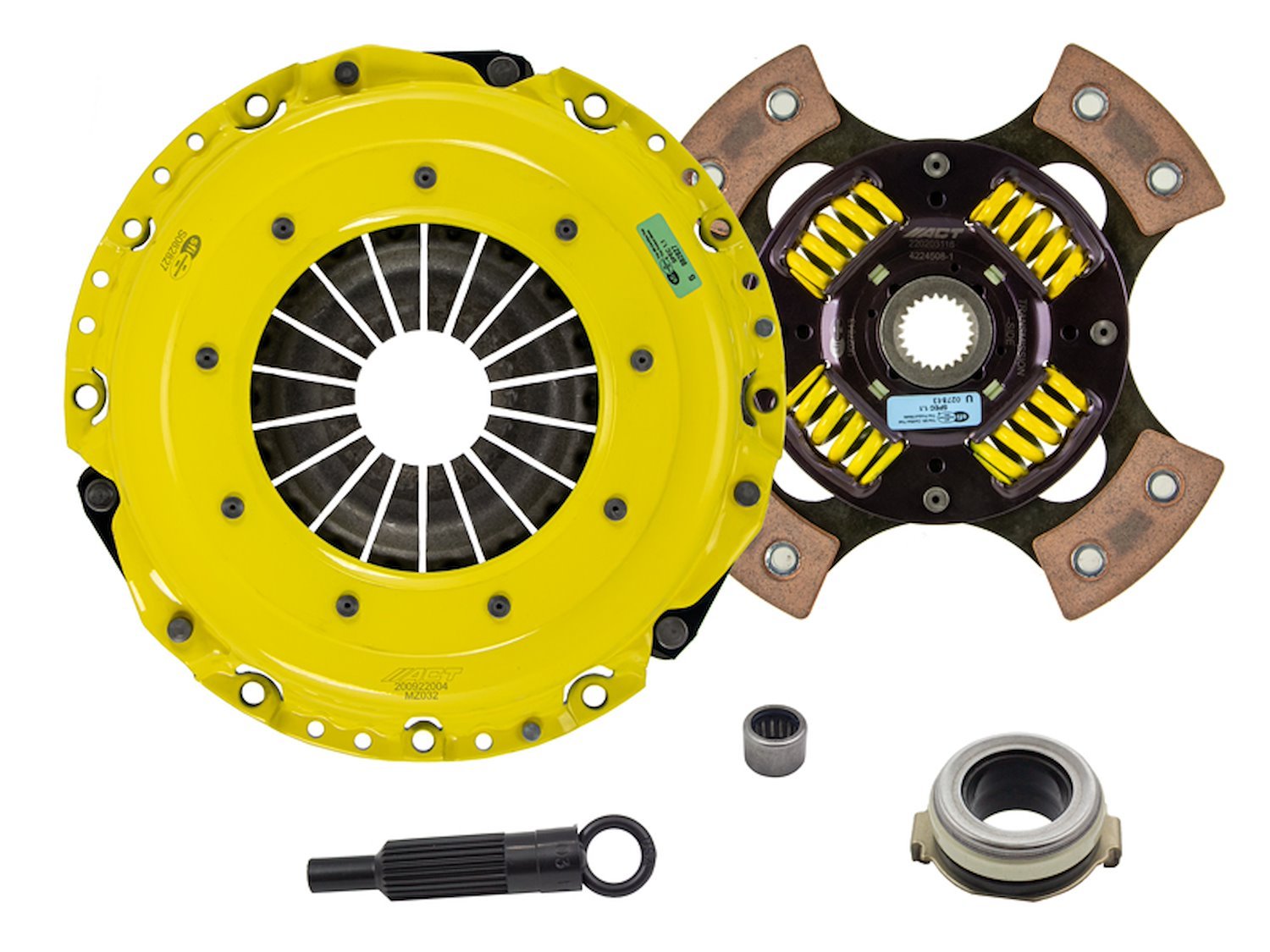 HD/Race Sprung 4-Pad Transmission Clutch Kit Fits Select Ford/Lincoln/Mercury/Mazda