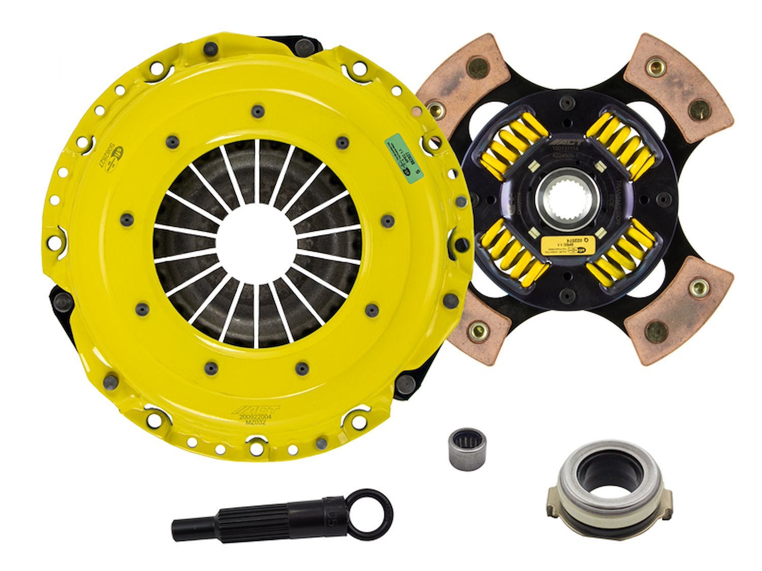 HD/Race Sprung 4-Pad Transmission Clutch Kit Fits Select Ford/Lincoln/Mercury/Mazda