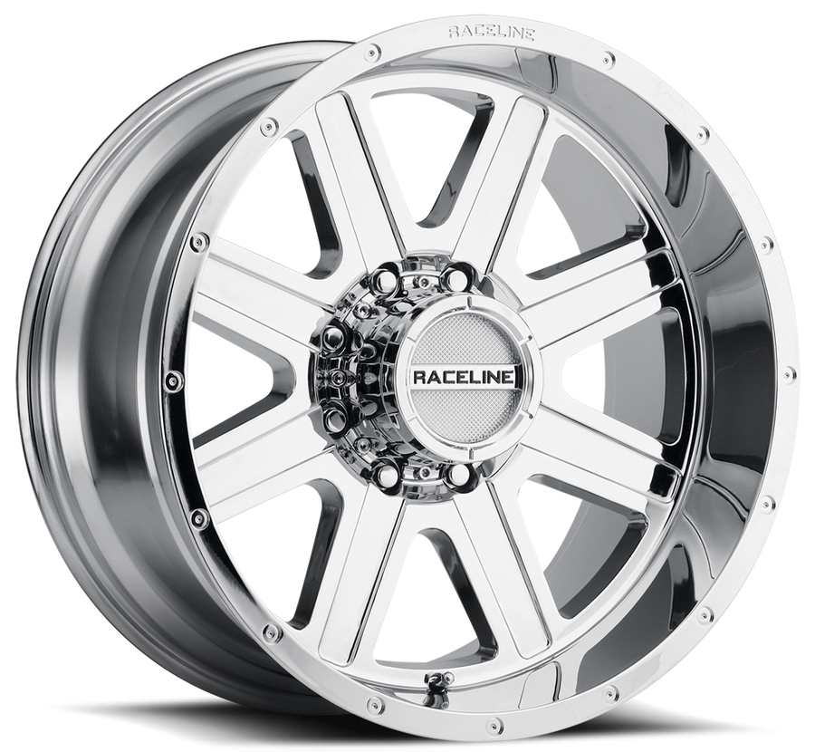 940C HOSTAGE Wheel Size: 20 X 10" Bolt Pattern: 8X165.1 mm [Chrome]
