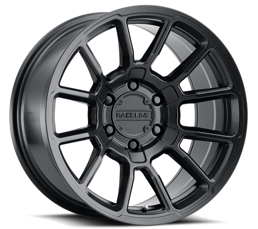 950B GAUGE Wheel Size: 18 X 9" Bolt Pattern: 8X180 mm [Satin Black]