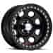 ROCK 8 ROCK A THON 15X7 5X4.5 BLACK 3.75 BS 3.3 Centerbore Cap not included.
