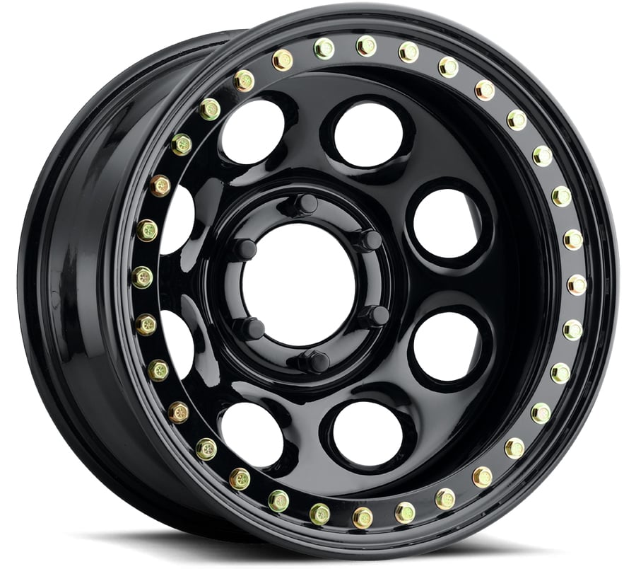 RT81 ROCK 8 Wheel Size: 16 X 10" Bolt Pattern: 8X165.1 mm [Black]