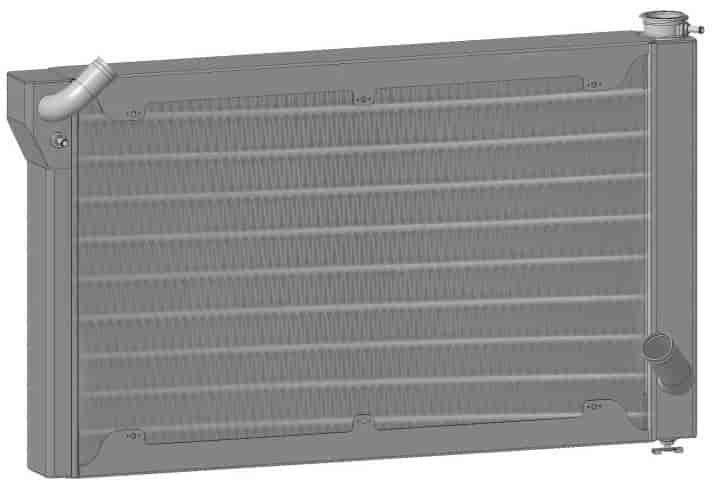 High-Efficiency Core OE-Fit Aluminum Radiator 1969-1972 Chevy