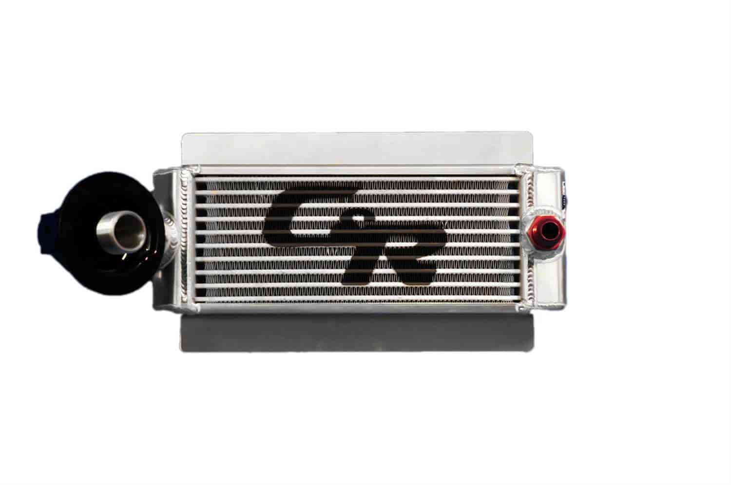 Oil Cooler Air to Oil Modified 15.5 x 25.24 Double Pass Single Row -12 AN Male for inlet & outlet Se
