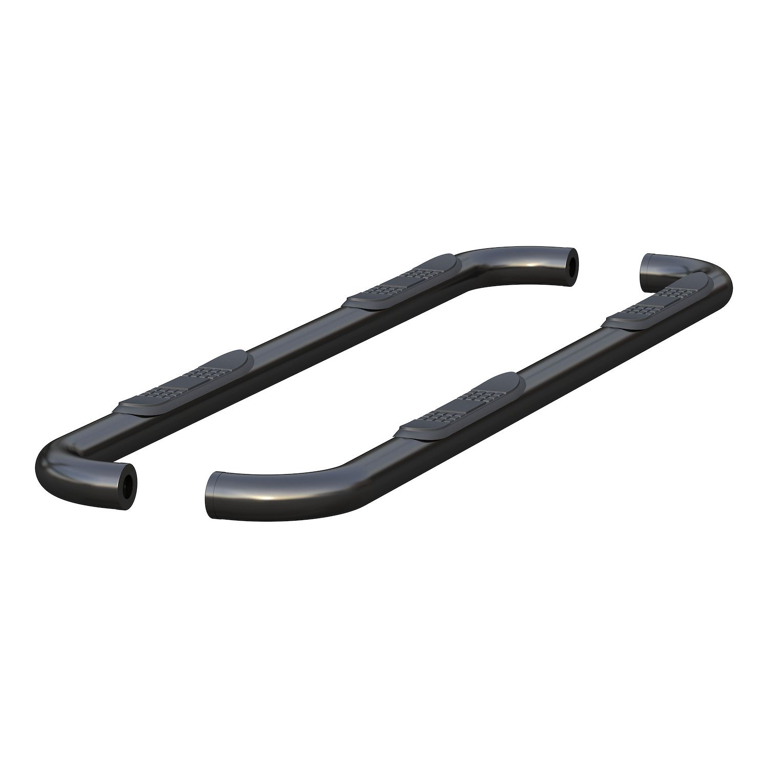 3 In. Round Black Steel Side Bars for