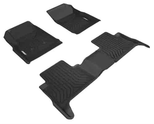 StyleGuard XD Floor Liners for 2015-2018 Chevy Colorado/GMC Canyon Crew Cab Truck