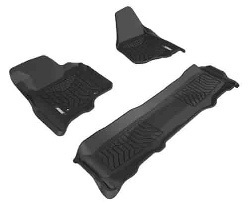 StyleGuard XD Floor Liners for 2011-2012 Ford F-250, F-350, F-450 SuperCab & Crew Cab Trucks