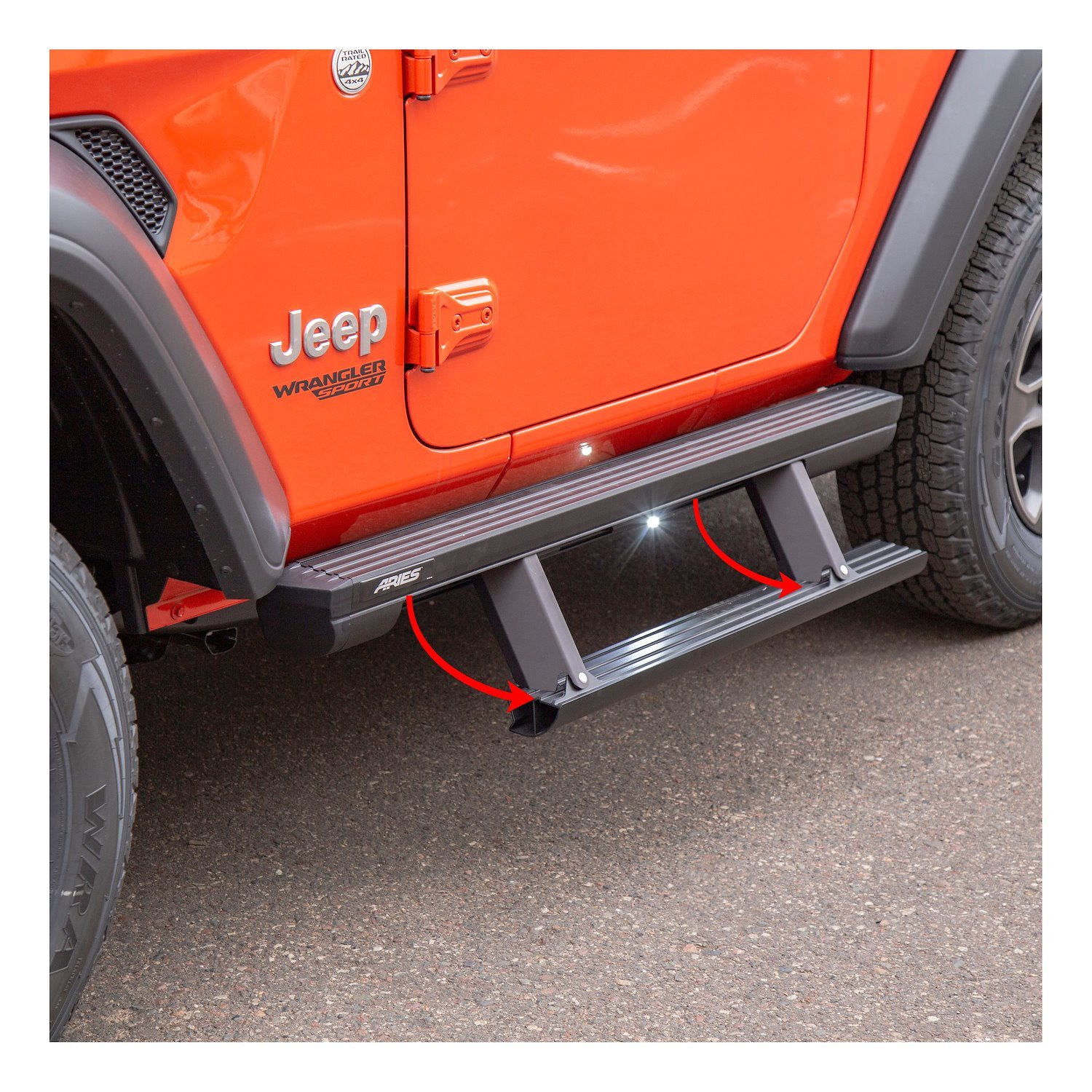 3034470 ActionTrac Powered Running Boards for 2007-2018 Jeep