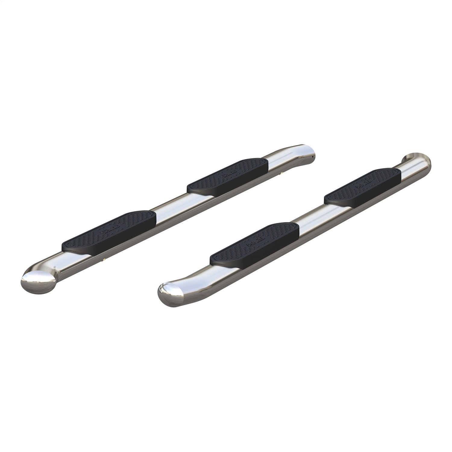 S223006-2 Stainless Steel 4 in. Oval Side Bars for 1999-2016 Ford F-250/F-350 Super Duty, 2001-2005 Ford Excursion