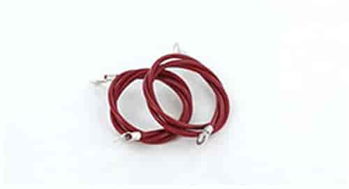 Hood Pin Cable Red