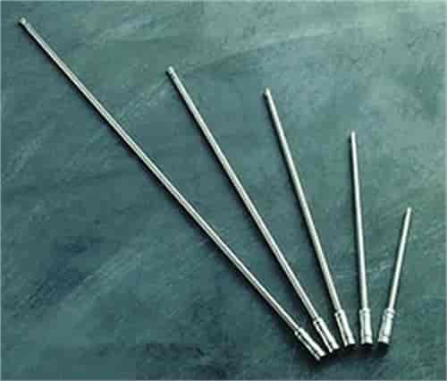 Stubbie Antenna Polished 15 in. 1/4 in. Stainless Steel Rod Front Or Rear