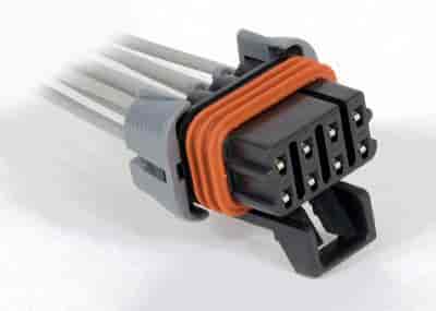 CONNECTOR-W/LEADS 8-WAY