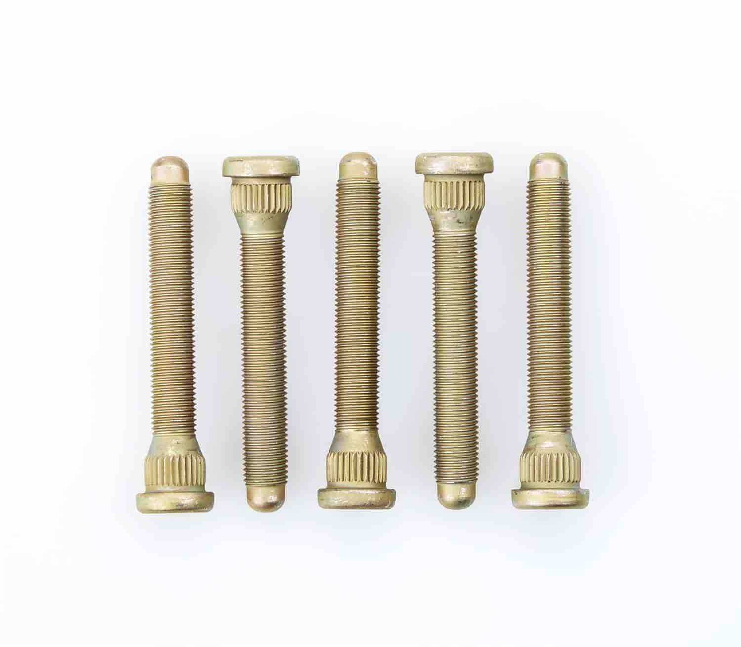 .580" Knurl Wheel Studs Most GM late disc/early drum
