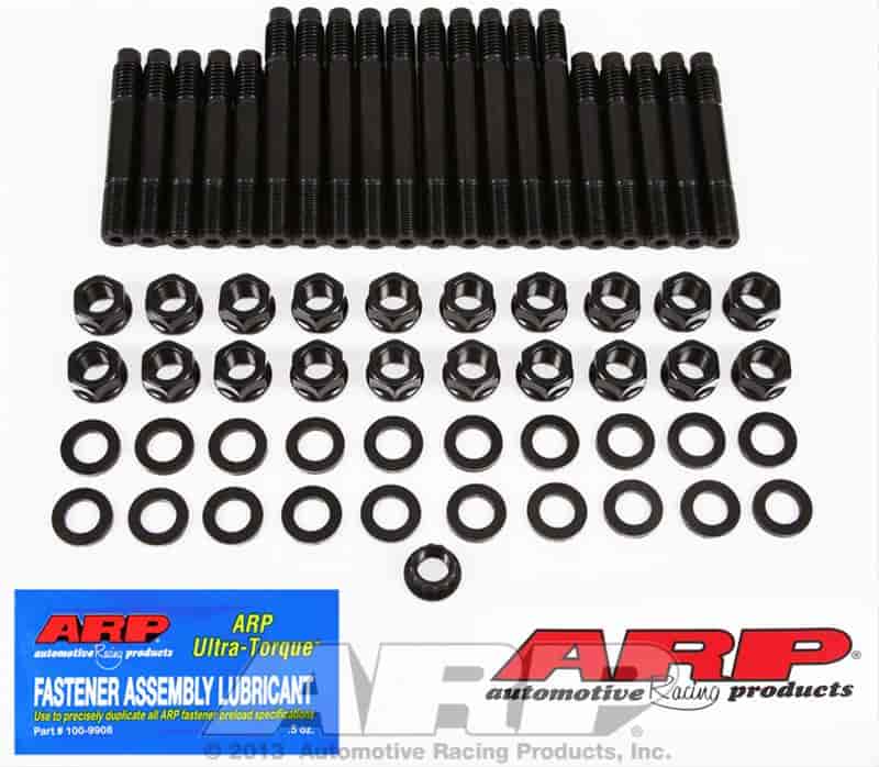 Main Stud Kit with Hex Nuts Big Block Chevy, 4-Bolt Main, no Windage Tray
