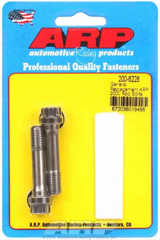 Connecting Rod Bolts General Replacement, Steel Rods, 1.750"