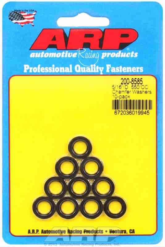 Special Purpose Black Oxide SAE Washer With Chamfer