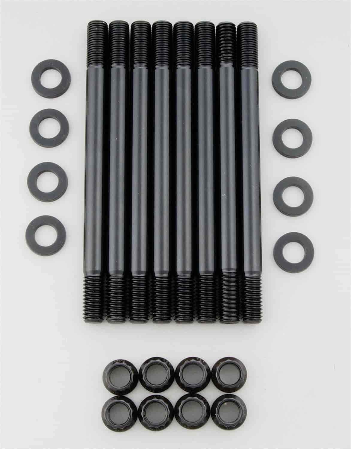 Head Studs w/12-Point Nuts Big Block Chevy Long Exhaust Studs with Nuts and Washers