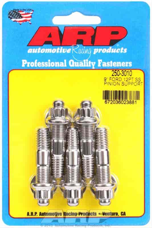 9" Pinion Support Stud Kit Stainless Steel