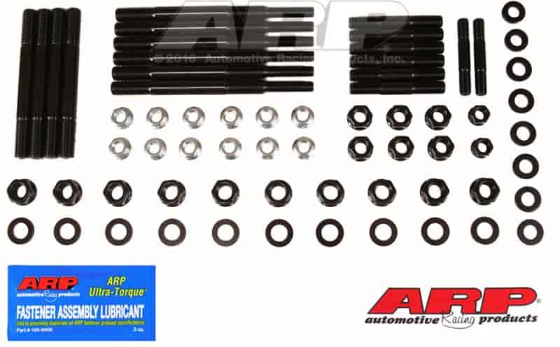 Main Stud Kit with Hex Nuts Ford 429-460, 4-Bolt Main, Windage Tray