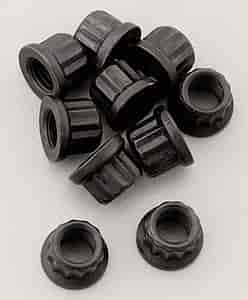 Black Oxide 12-Point Nuts 7/16" -20