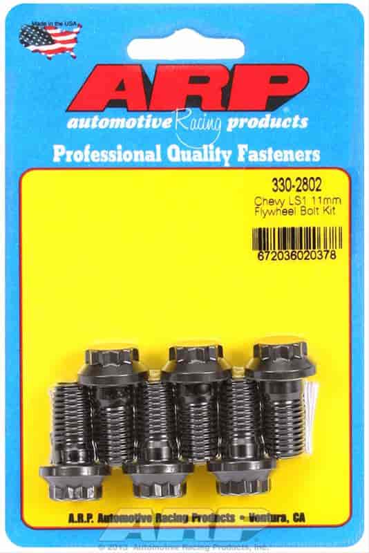 11mm x 1.5mm LS1 L JEGS Performance Products 601015 LS Flywheel Bolt Kit Thread 