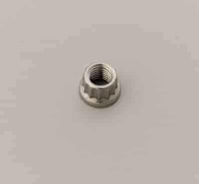 Stainless Steel 12-Point Nut 1/4"-28