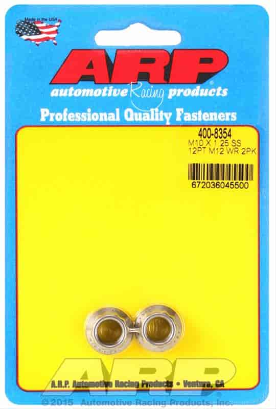 ARP 400-8354: Stainless Steel 12-Point Nuts M10 x 1.25 JEGS