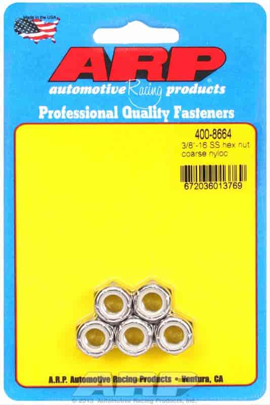 Stainless Steel Nylox Hex 3/8" -16