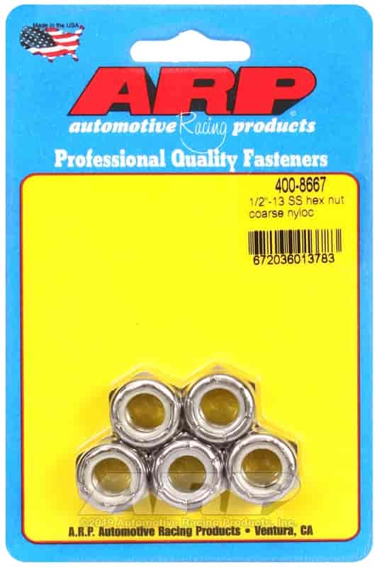 Stainless Steel Nylox Hex 1/2" -13