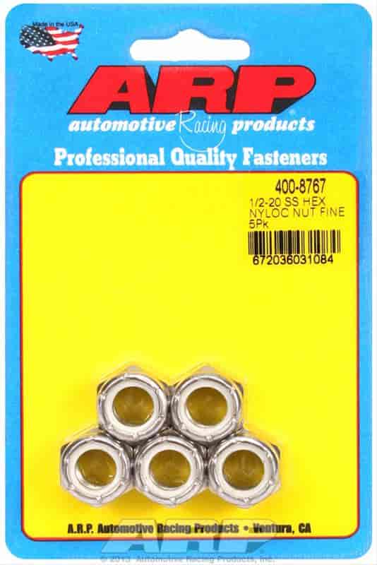 Stainless Steel Nyloc Hex 1/2"-20