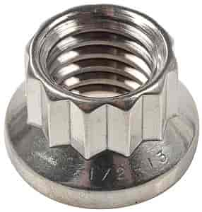 Stainless Steel 12-Point Nut 1/2