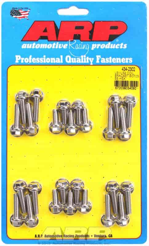 Stainless Steel Coil Bracket Bolts Small Block Chevy LS Series