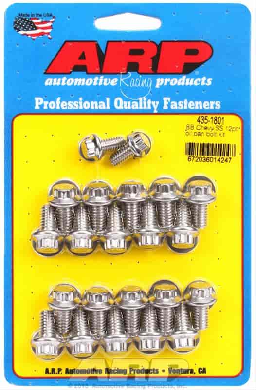 Stainless Steel Oil Pan Bolts Big Block Chevy