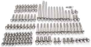 Stainless Steel Hex Head Fastener Kit Ford 289-302 cid, small block