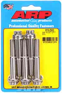 3/8" Stainless Steel 12-Point Bolts 2.500" UHL