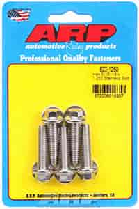 5/16" Stainless Steel Hex Bolts 1.250" UHL