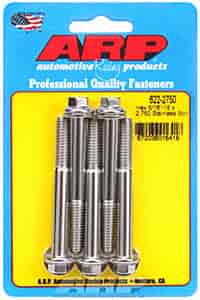 5/16" Stainless Steel Hex Bolts 2.750" UHL
