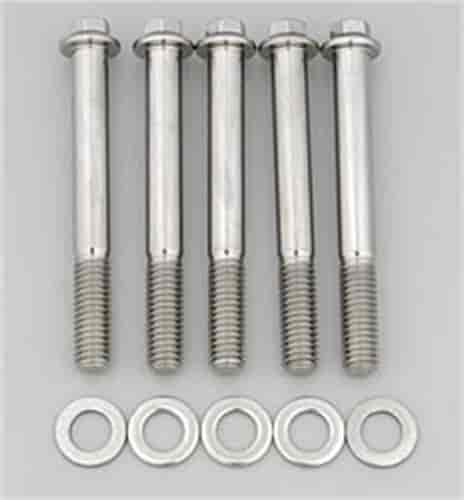 5/16" Stainless Steel Hex Bolts 3.500" UHL