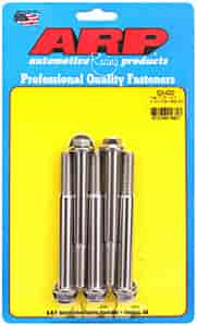 7/16" Stainless Steel Hex Bolts 4.000" UHL