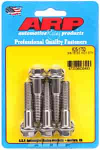 3/8" Stainless Steel Hex Bolts 1.750" UHL