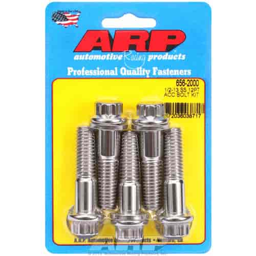 Stainless 12-Point Bolt Kit [1/2 in.-20 x 2 in.]