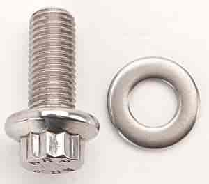 ARP 712-0750 Stainless Steel 5/16-24 Fine RH Thread 0.750 UHL 12-Point Bolt with 3/8 Socket and Washer, Set of 5 