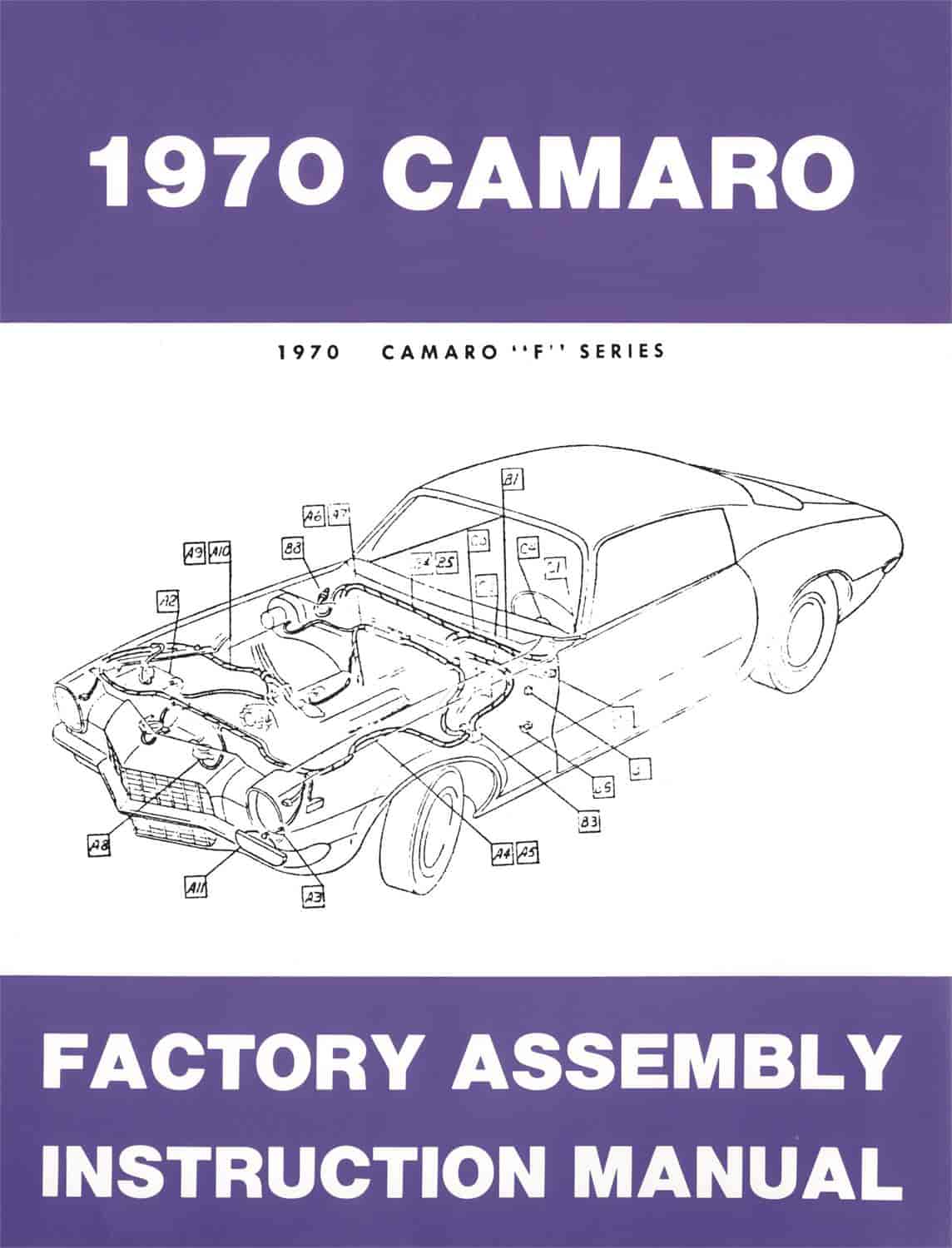 Factory Assembly Manual 1970 Chevy Camaro
