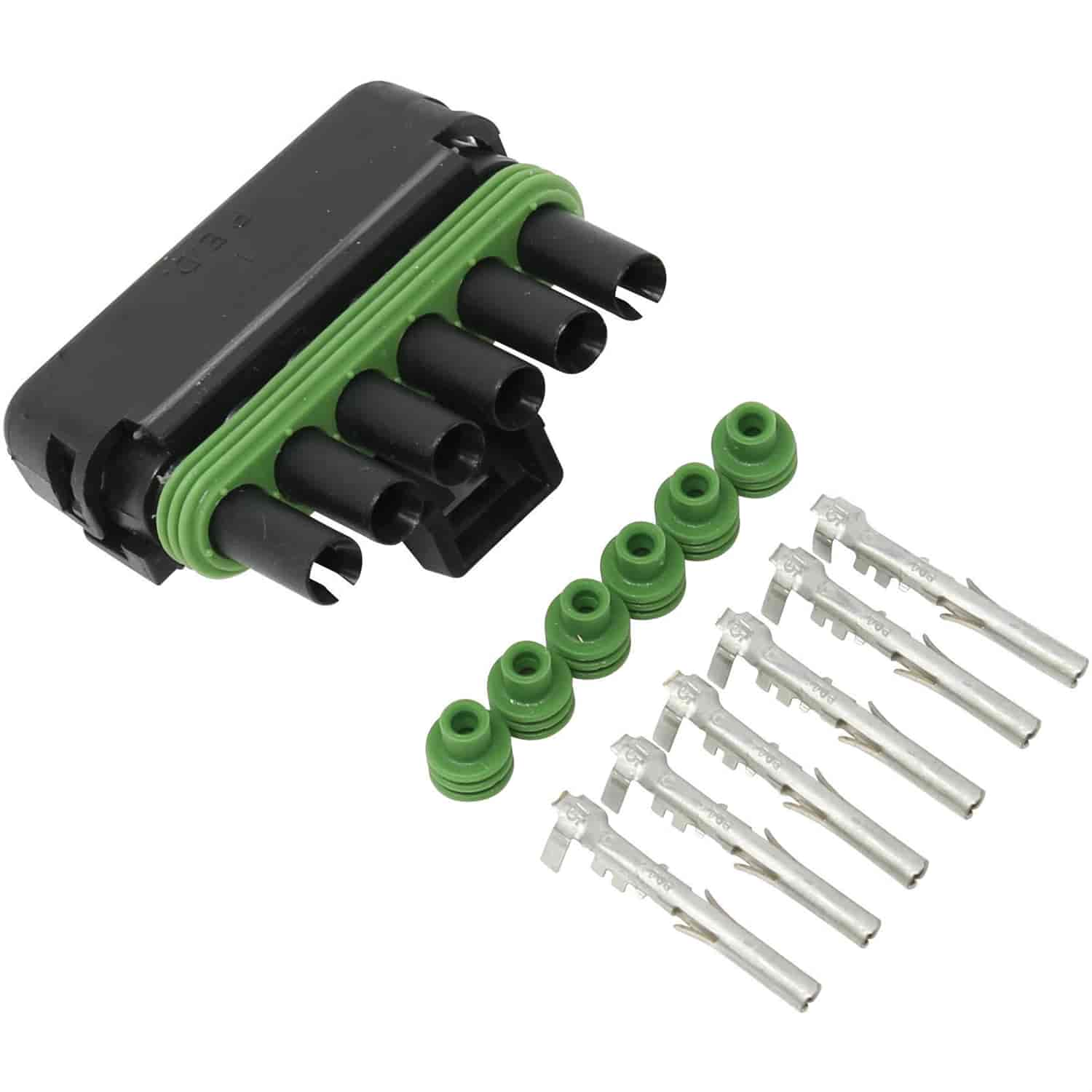 Weather-Pac Connector 6-Way Flat Female